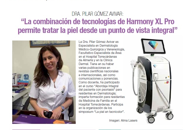 Los dermatólogos respaldan los tratamientos de la piel con la plataforma luz y láser Harmony XL Pro