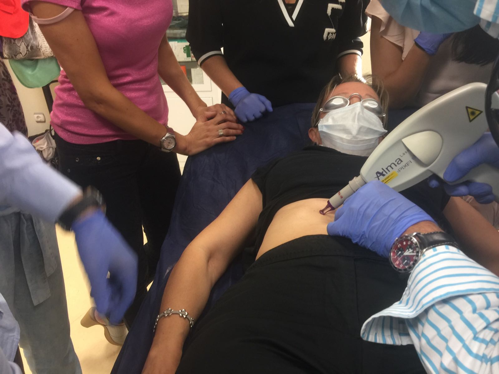 Alma Lasers Médica participa en el taller de láser del Máster de Medicina Estética de la URJC