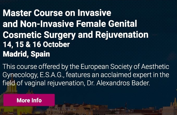Curso de Rejuvenecimiento y Cirugía Cosmética Genital Femenina de la ESAG