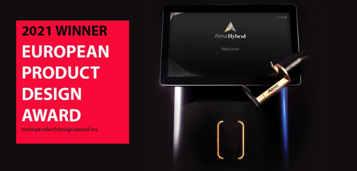 Alma Hybrid™ :  Premiado como Mejor Diseño de Producto Europeo 2021