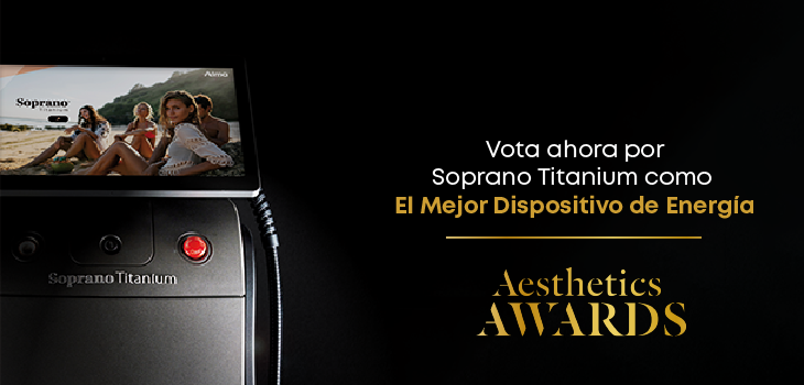 Soprano Titanium nominado al Mejor Dispositivo de Energía por Aesthetics Awards 