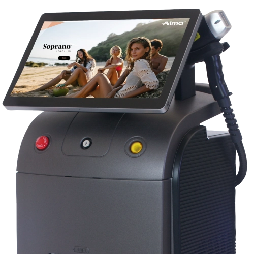 Equipo médico estético profesional depilación facial Soprano 
Titanium